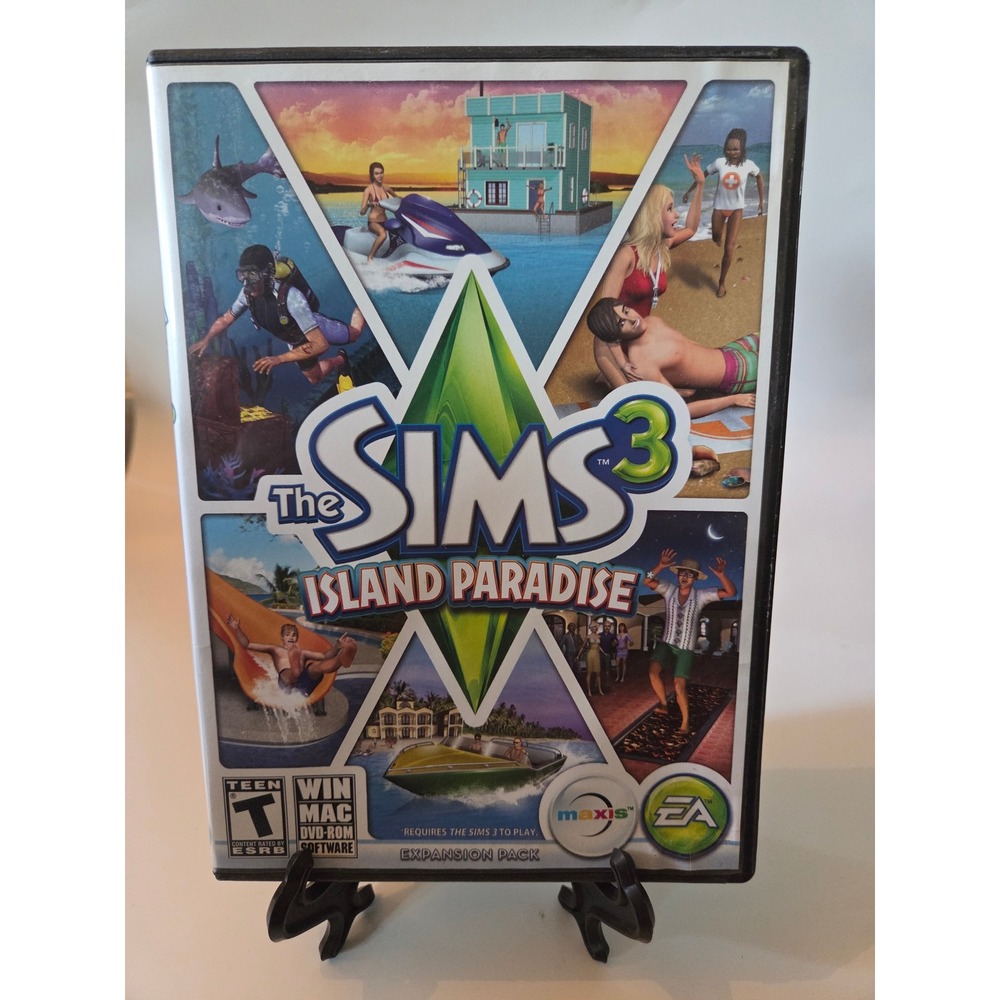 The Sims 3 Island Paradise Expansion Pack PC Mac DVD-ROM 2013 EA Maxis